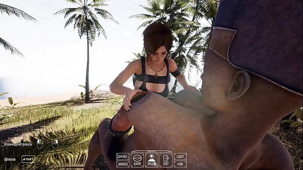 Image The ancient statue woke up and began to quickly fuck Lara Croft in her tight holes
