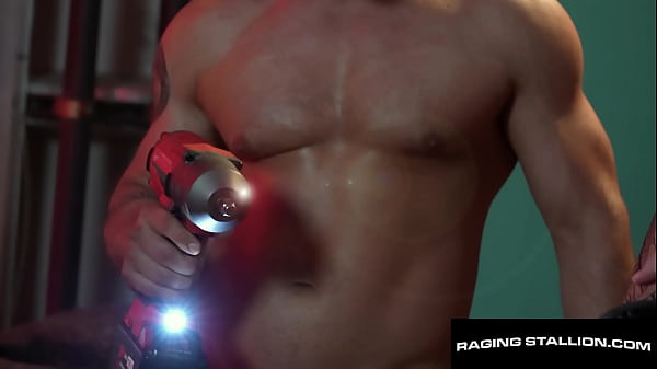 Image RAGING STALLION - Beefy Stud Tag Teamed By HUGE Cocked Muscle