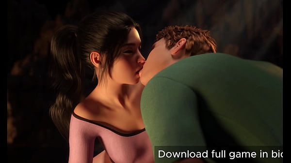 Image Hot girl rides a wood lever and opens a door with her tight pussy - (You can download full game in bio)