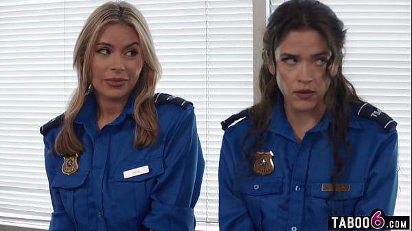 Image TSA agents punished with anal fisting by their MILF boss