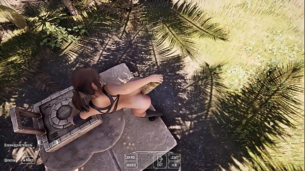Image Lara Croft needs to lubricate this dildo with her secretions so that it awakens and activates the mark of lust. 3D Hentai Game Animation