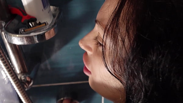 Image Rosalina Love fucked hard in the shower and then in the bedroom she swallows my cum