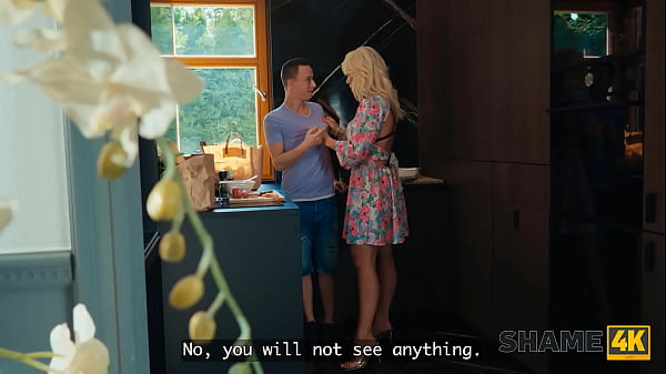 Image SHAME4K. Blonde MILF is riding a young cock secretly