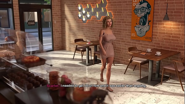 Image My Bimbo Dream #32 - Horny Blonde Masturbates In Public Bathroom