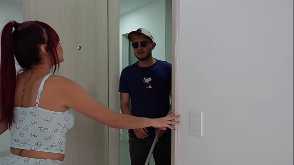 Image MY BLIND NEIGHBOR CAME TO THE WRONG PLACE AND I MADE HIM RUN IN MY ASS - ALLISON SWEET