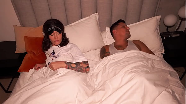 Image My wife catches me jerking off at night and gets a craving to ride my cock.