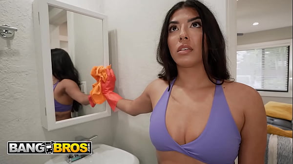 Image BANGBROS - Jasmine Sherni&rsquo_s Nude Cleaning Service For Ace Ends With Hot Sex On The Kitchen Counter