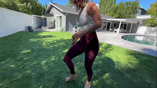 Image Sexy Soccer MILF Comes Over to Play with Neighbor's Balls and Cock - Andi Avalon - JMac