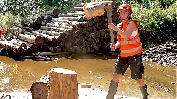 Image Cocky Stepsis Proves She Can Chop Wood And Milk StepDaddy Dry