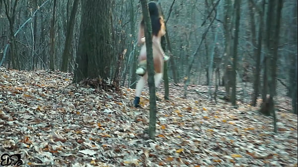 Image This FOX gets FUCKED hard in the WOODS! (cumshot on ass)