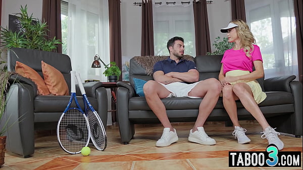 Image Big tits blonde French MILF Maya Rose wants anal score before tennis match
