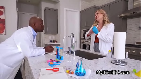 Image Riding colleagues big black dick in the name of science