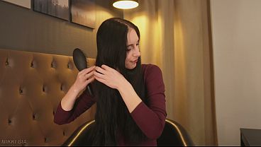 Image She'll show you how she does two French braids