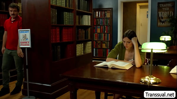 Image Secretly watching this super hot TS librarian