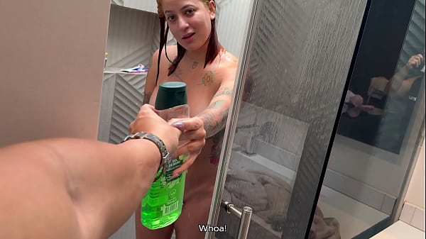 Image I fuck my stepdad in the shower and swallow his cum!