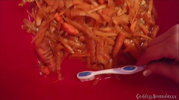 Image Peeing on Carrots For Your Meal