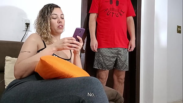 Image Step-mom suddenly gets a cock in her face and sucks until cumshot.