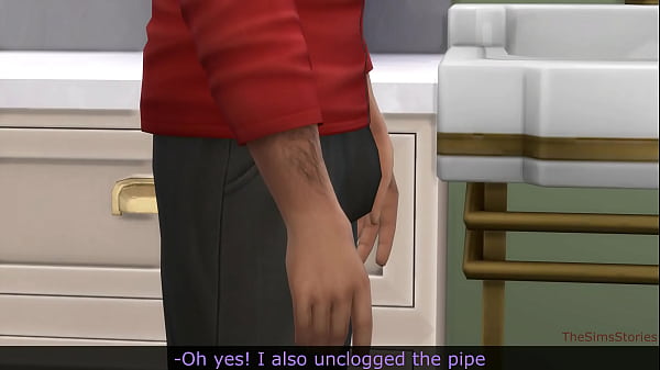 Image Lucky plumber unclogs client's sexy wife's pipe