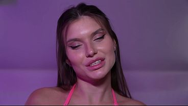 Image Solo video with a vulgar, hot and insatiable brunette