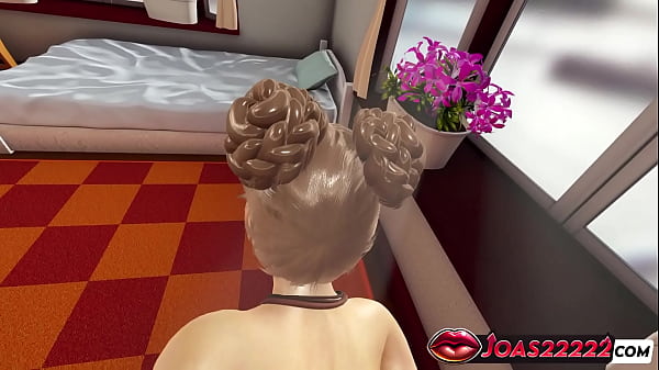 Image Hot Anime Girl Amy in 3D Animation - Side Pose Sex in Bed with Anal Missionary for Tight Anus Stretching and Hardcore Tied Doggystyle Creampie