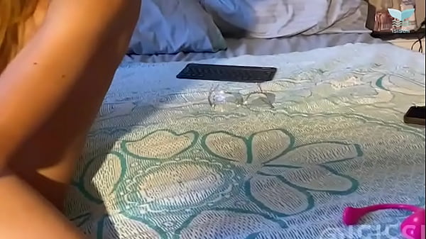 Image Fit amateur girl shows off perfect tits in a pink fantasy light and semen in her tight pussy