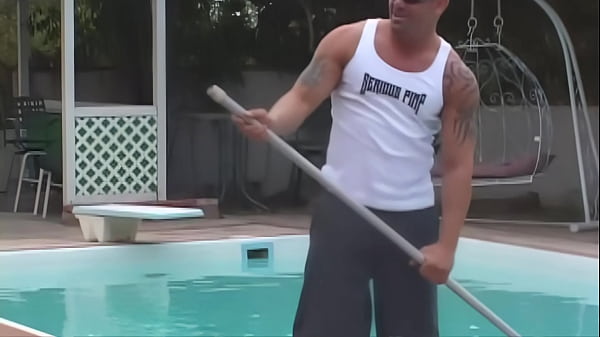 Image A slender hottie fucked well by the pool guy