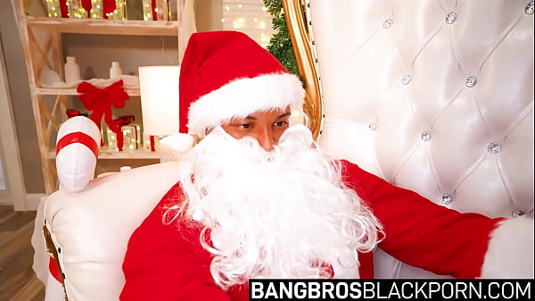 Image Big Ass Mrs Claus Raven Thick Takes Santa's BBC - black porn