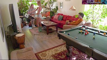 Image Horny stepsisters fuck stepbrother instead of doing chores