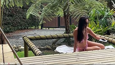 Image Ana beautiful day behind the scenes