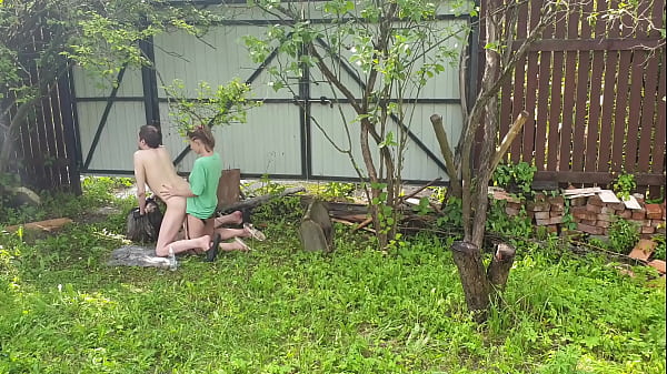 Image Anastasia Mistress outdoor fuck strapon Sasha Earth