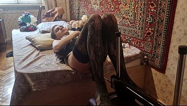 Image Sasha Earth Crossdresser homemade amateur anal Fuck Machine