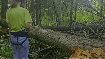 Image Anastasia Mistress outdoor fuck strapon Sasha Earth