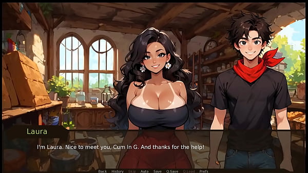Image Farmer Kink [ TABOO Hentai Game ] Ep.11 she took me to the BATHROOM to check my GIANT COCK during the PARTY !