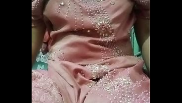 Image Indian Gay Crossdresser Bottom real homemade sex in pink salwar kurta with heavy jwellery just like a housewife