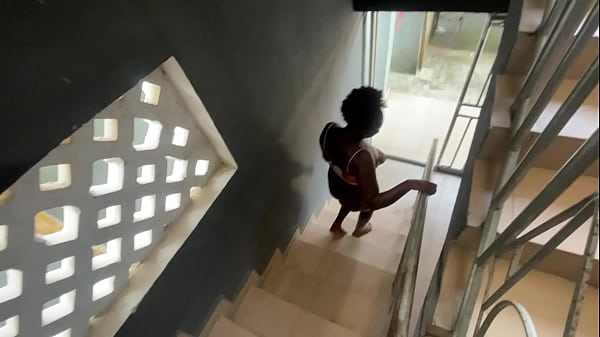 Image My landlord fuck me at the stair case