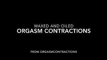 Image Waxed and Oiled ORGASM - Closeup Contractions Rhythmically Pulsating Involuntarily For All to Watch Forever