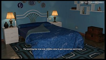 Image her cuckold husband likes to see her jerking his friend's huge cock in front of him - Perfect Housewife 06 By k4soft