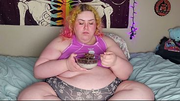 Image Eating Cereal