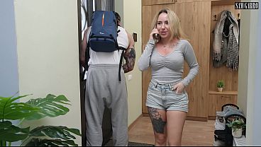 Image I fucked a married blonde while she was talking to her husband on the phone.