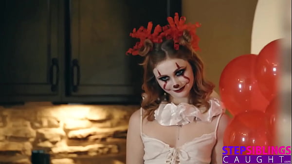 Image Scarlet Skies Shows Off Some Hardcore Halloween Tricks Over at Stepsiblings Caught