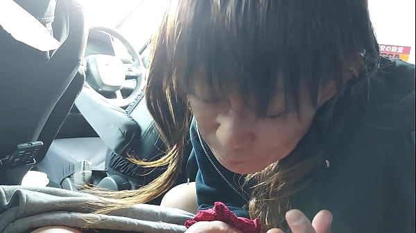 Image Japanese sissy Shiori gives a blowjob and gets cum in her mouth.