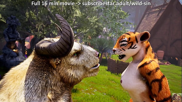 Image Minotaur romantic fucks Tigress furry in The Meadow