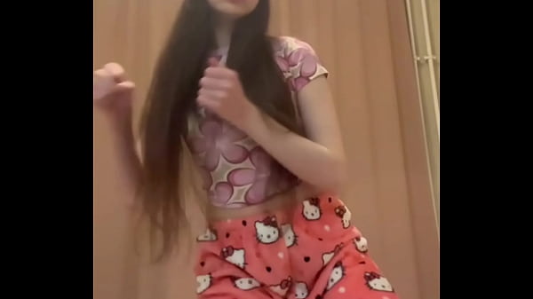 Image TikTok COMPILATION Cute girl dance: innie pussy lips, fishnet, bra, sexy outfits, small tits, miniskirt, stockings, short shorts #7 JuliaVeil
