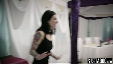 Image Big tits mature MILF bride has threesome with evil petite stepsis