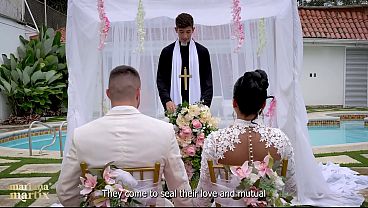 Image The Martix Wedding Chapter IV - Mariana Fucks the Priest in a Bathroom After Getting Married