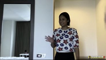 Image JohnTronX - Tattooed amateur Thai babe gets banged and creampied from behind