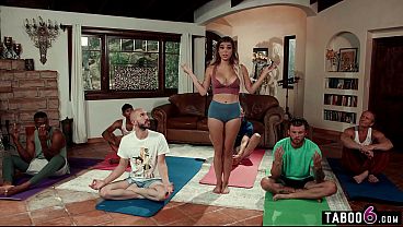 Image Yoga instructor babe Lilith Grace caught in accidental gangbang