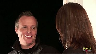 Image A brunette milf loves sex in the kitchen she lets a plumber fuck her in the asshole
