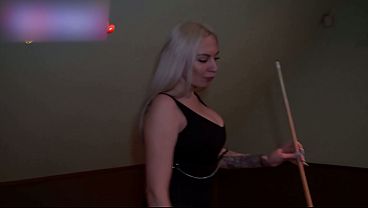 Image Rough Sex Pool Table Fun: Wild Night with a Busty Blonde - 2