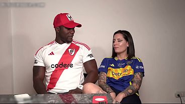 Image I lost a bet with my friend and now I have to pay it! Boca vs River Supercl&aacute_sico